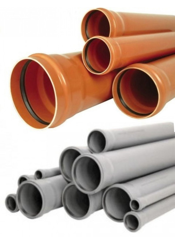 Труба ПВХ діам. 160 мм, довжина 2 м, стінка товщ. 4 мм, зовнішня каналізація